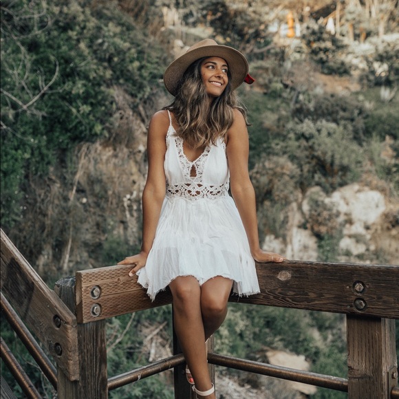 Flowy White Lace Dress | Poshmark